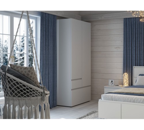 Шкаф 2 дв Одри, белый