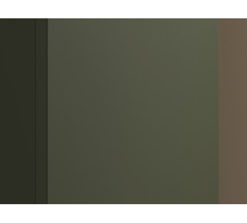 Шкаф 1 дв Амели без фрезеровки, оливковый базальт