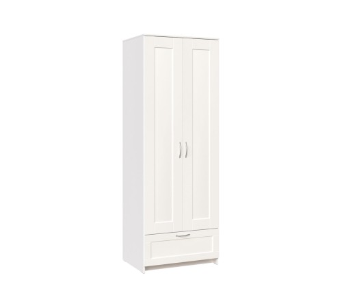 Шкаф 2 дв Сириус 78,2x219,6x58,5 с 1 ящ, белый Шкаф 2 дв Сириус 78,2x219,6x58,5 с 1 ящ, белый