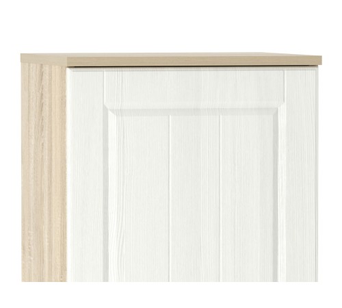 Шкаф 2 дв Оливия Лайт НМ 040.60 Х, дуб сонома/белое дерево