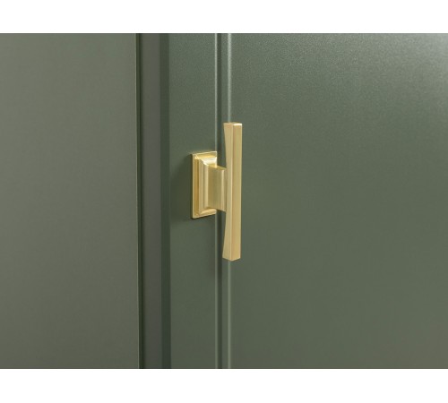 Шкаф 1 дв Марион 16.333.01, дымчатый зеленый/олива шагрень