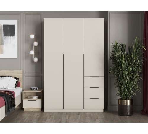 Шкаф 3 дв Вентуро, кашемир