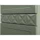Шкаф 1 дв Марион 16.333.01, дымчатый зеленый/олива шагрень