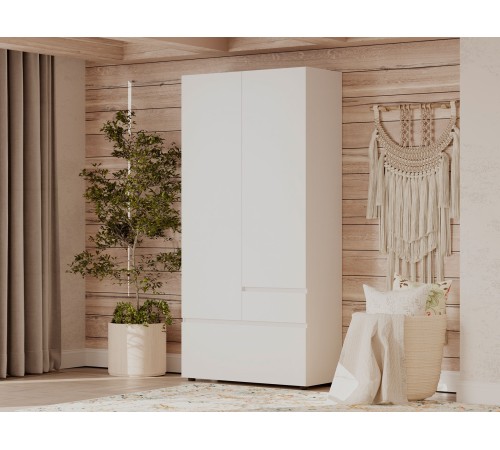 Шкаф 2 дв Одри, белый