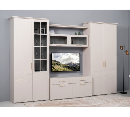 Шкаф 2 дв Ричфорд 16.372.02 с карнизом, кашемир/моно керамика