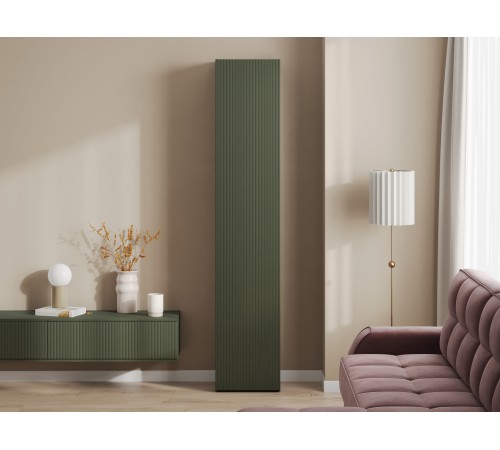 Шкаф 1 дв Амели, оливковый базальт