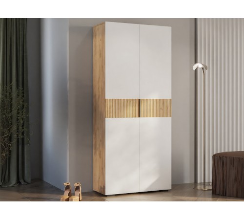 Шкаф 2 дв Сандра ШК-04, крафт/белый Шкаф 2 дв Сандра ШК-04, крафт/белый