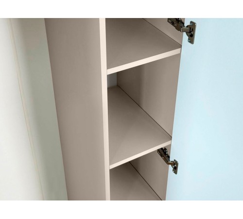 Шкаф 2 дв Рич, кашемир/фрапучино матовый/черный