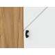 Шкаф 4 дв Кайло, дуб золотой/белый матовый