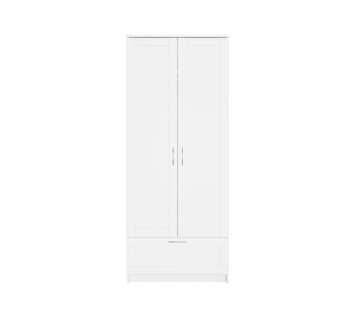 Шкаф 2 дв Сириус 78,2x190x41,2 с 1 ящ, белый Шкаф 2 дв Сириус 78,2x190x41,2 с 1 ящ, белый