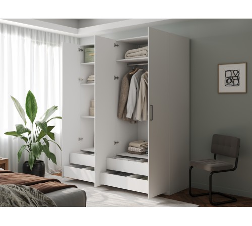 Шкаф 4 дв Сиена 17 Шк 21 ШК-22, белый