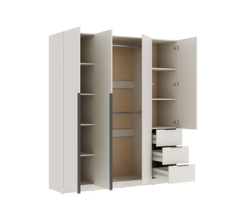 Шкаф 4 дв Вентуро, кашемир