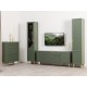 Шкаф 1 дв Марион 16.333.01, дымчатый зеленый/олива шагрень