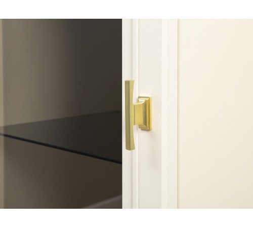 Шкаф-витрина 1 дв Марион 16.397.01, слоновая кость