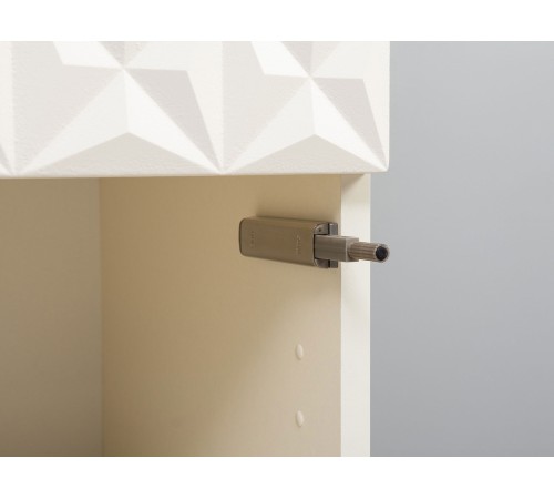 Шкаф-витрина 1 дв Марион 16.397.01, слоновая кость