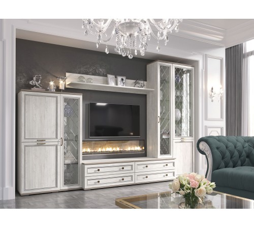 Надстройка Александрия НД-102 Серия 3, сосна Санторини светлая