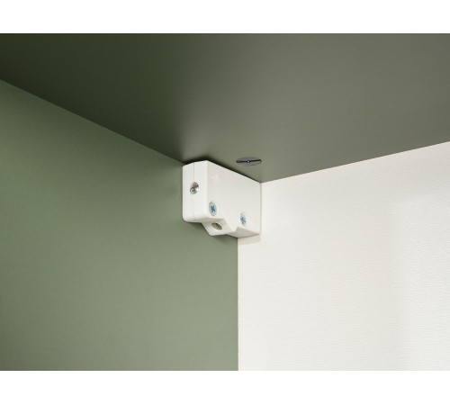 Шкаф навесной Марион 16.334, дымчатый зеленый/олива шагрень