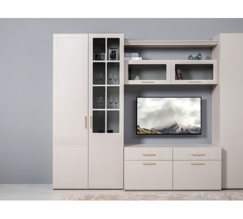 Шкаф-витрина Ричфорд 16.396, кашемир/моно керамика