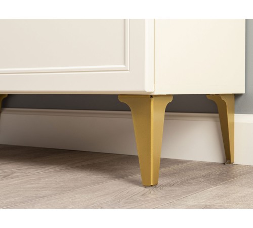 Шкаф-витрина 1 дв Марион 16.397.01, слоновая кость