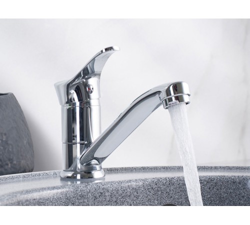 Смеситель кухонный РМС SL86-004FBS-15, хром полированный