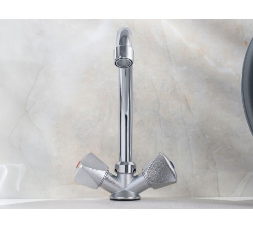 Смеситель кухонный РМС SL119-271, хром полированный