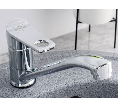 Смеситель кухонный РМС SL137-004F-25, хром полированный