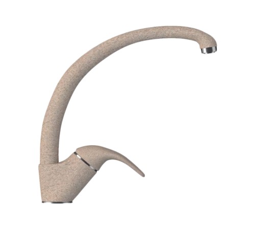 Смеситель Полигран Высокий, песочный