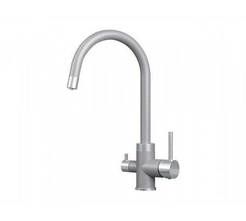 Смеситель кухонный Гранула GR-5169, алюминиум