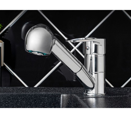 Смеситель кухонный РМС SL52-014, хром полированный