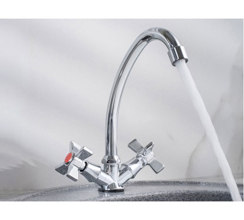Смеситель кухонный РМС SL118-271F, хром полированный