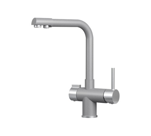 Смеситель кухонный Гранула GR-5008, алюминиум