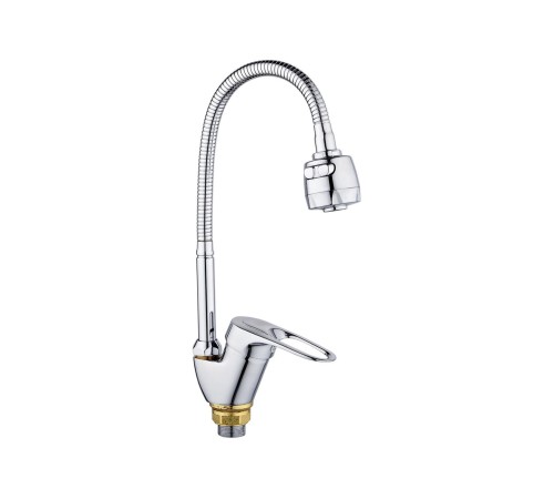 Смеситель кухонный РМС SL55-016F, хром полированный