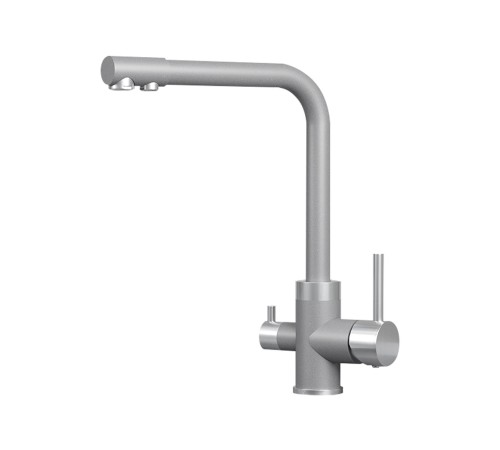 Смеситель кухонный Гранула GR-5015, алюминиум