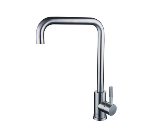 Смеситель кухонный РМС SUS124-017F-1, нержавеющая сталь