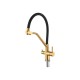 Смеситель кухонный РМС SUS127G-016F-015, золотой