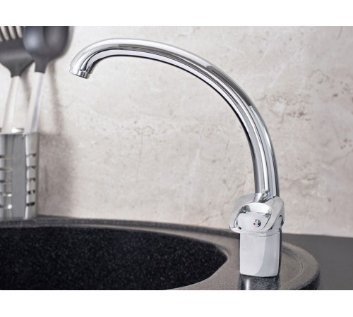 Смеситель кухонный РМС SL55-011F, хром полированный