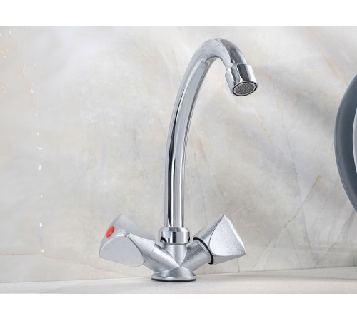 Смеситель кухонный РМС SL119-271, хром полированный