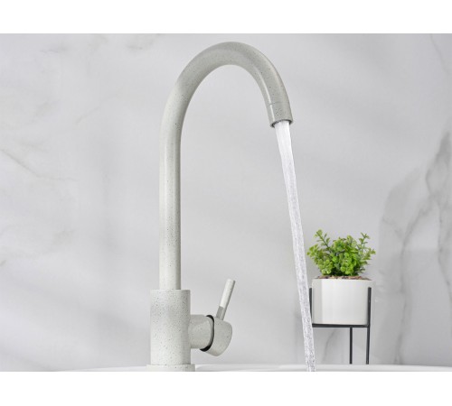 Смеситель кухонный РМС SUS124GY-017F, серый