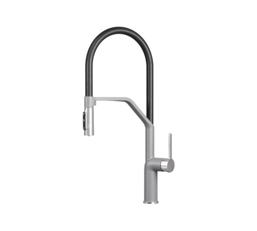 Смеситель кухонный Гранула GR-9012, алюминиум