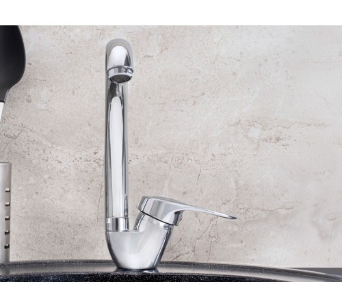 Смеситель кухонный РМС SL55-011F, хром полированный