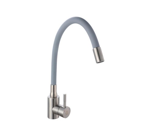 Смеситель кухонный РМС SUS124GY-016F, серый