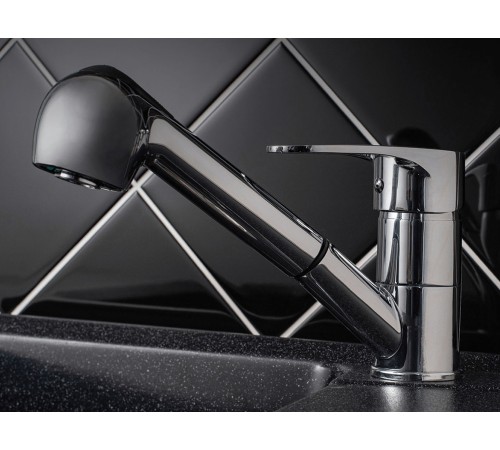 Смеситель кухонный РМС SL52-014, хром полированный