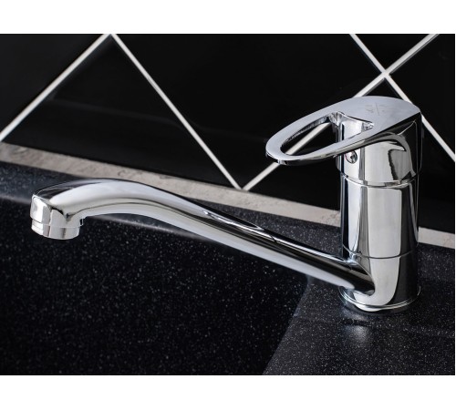 Смеситель кухонный РМС SL52-004FB-25, хром полированный