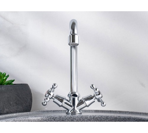 Смеситель кухонный РМС SL71-271F, хром полированный