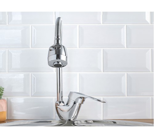 Смеситель кухонный РМС SL55-016F, хром полированный