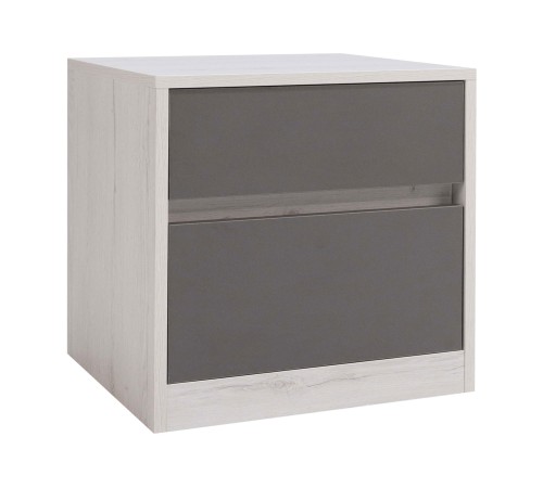 Спальный гарнитур Нильс, дуб эльза/темно-серый лофт/силвер рогожка Спальный гарнитур Нильс, дуб эльза/темно-серый лофт/силвер рогожка