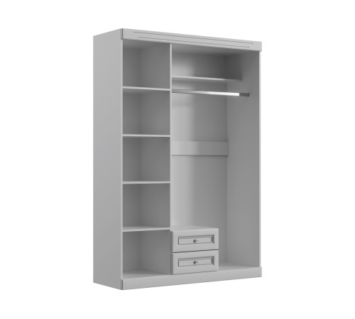 Спальный гарнитур Аврора 6, антрацит/серый