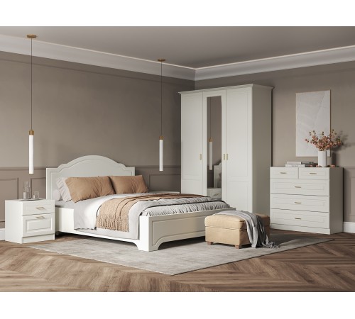 Спальный гарнитур Лорето, слоновая кость