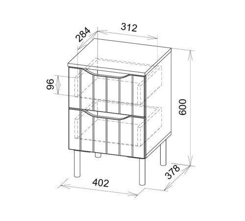 Спальный гарнитур Памир, меланж/какао велюр
