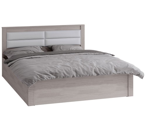 Спальный гарнитур Далия 4, белый ясень/белый, экокожа